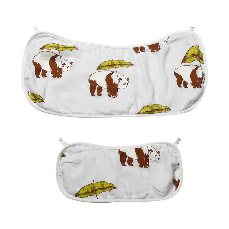 Almohada de película de nube de bebé antibacteriana fresca de verano, un paño de hilo de algodón de bambú, toalla de hipo anti-escupir, almohada plana para bebé, toalla de saliva