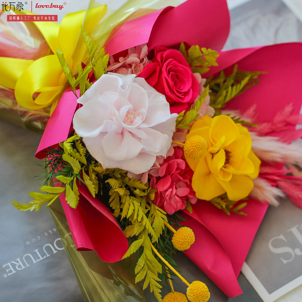 Flor de la eternidad, regalos de día de San Valentín, flores de rosas, regalos de Navidad, al por mayor, novia.