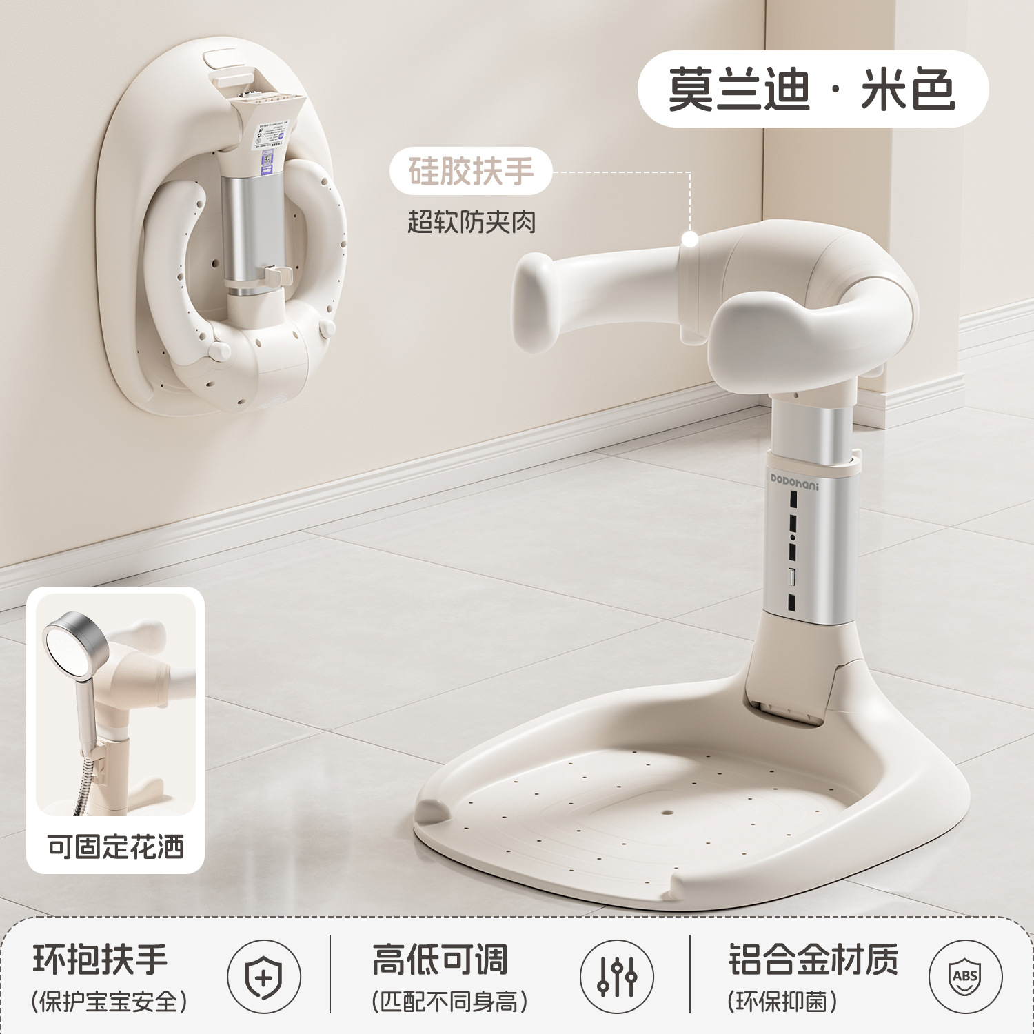 업그레이드된 알루미늄 합금 [설치 없이 몇 초 만에 접을 수 있음] 커스터드 커피