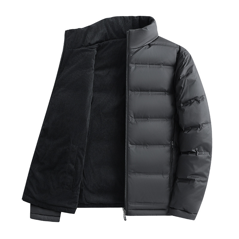 Quality-assured high-quality double-sided down jacket for men, new autumn and winter casual loose-fitting stand-collar warm couple's coat Quality-assured high-quality double-sided down jacket for men, new autumn and winter casual loose-fitting stand-collar warm couple's coat