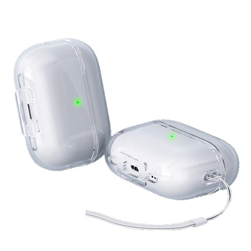 Apple, compatible transparent protective case, protective bag, wireless headphones, pro3, fall protection, bluetooth