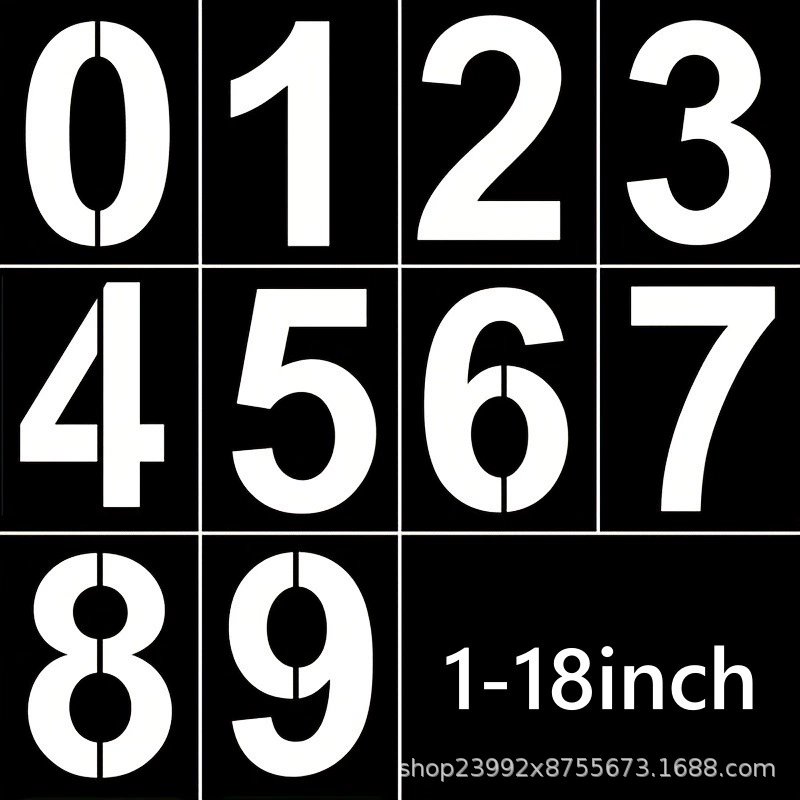 1-18inch большой цифровой ажурный шаблон рисования DIY струйный граффити Amazon специально для