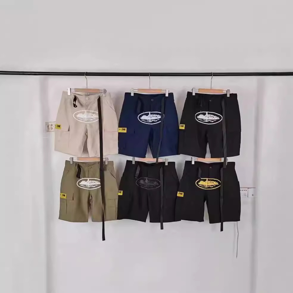 Corteiz Classic Print Summer New Loose Casual Trendy Hip-Hop Shorts Unisex European and American Style