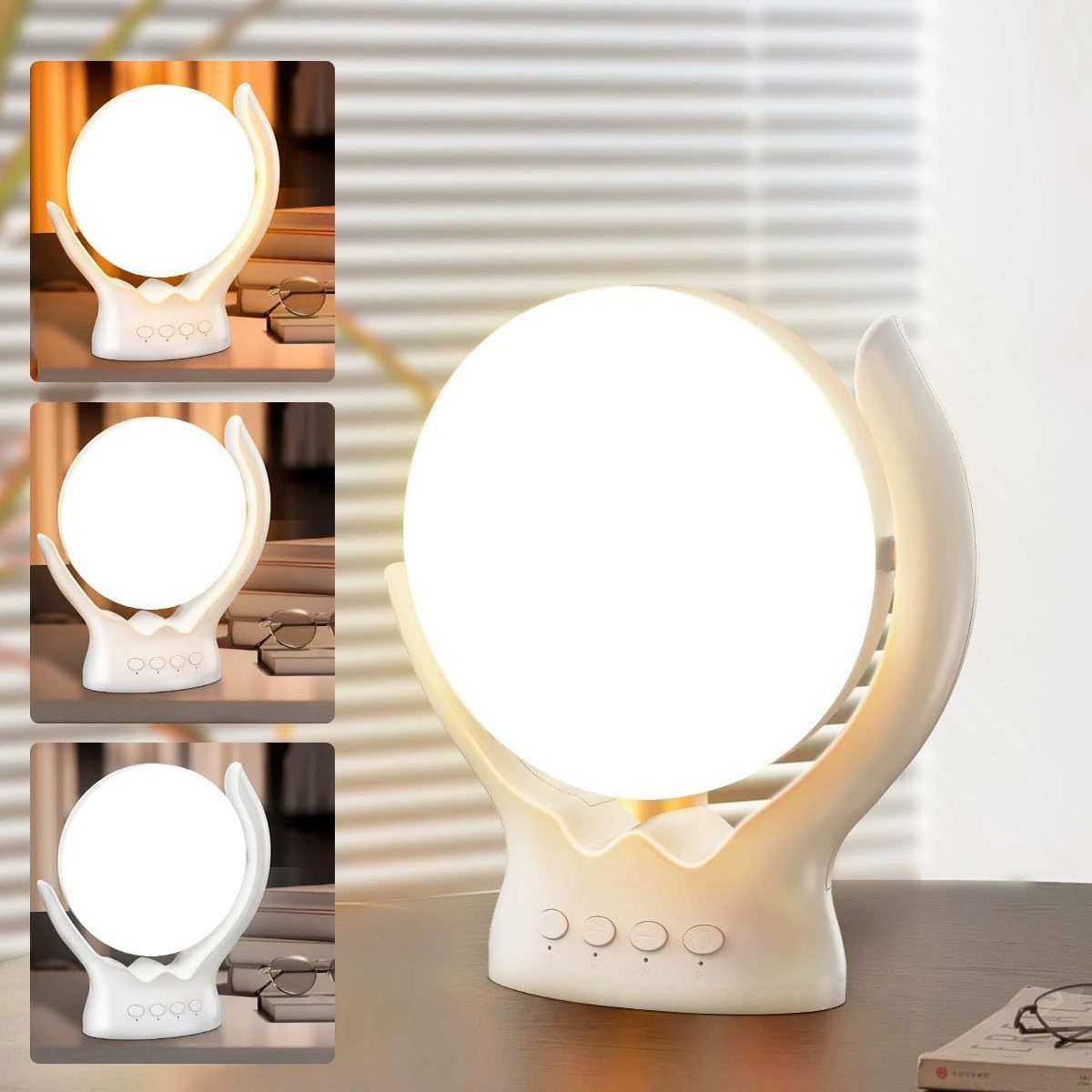 Вращающаяся лампа для фототерапии бионическая Солнечная энергия световая кнопка круглая лампа для фототерапии украшения Тип печальная физиотерапевтическая лампа