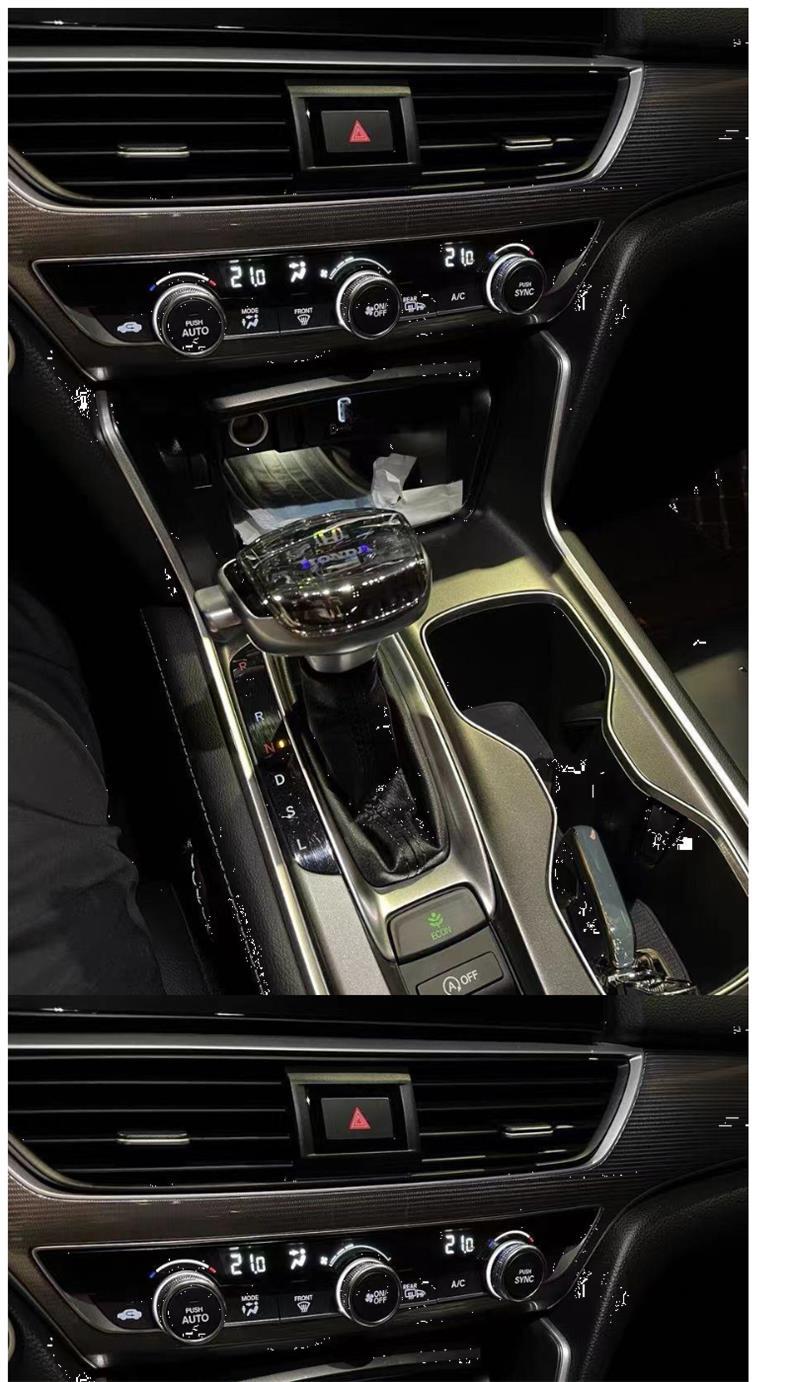 Suitable for Honda 11Th Generation Accord Crystal Gear Shift Knob, Inspire Crv Style Modified Gear Shift Head, Civic Gear Knob