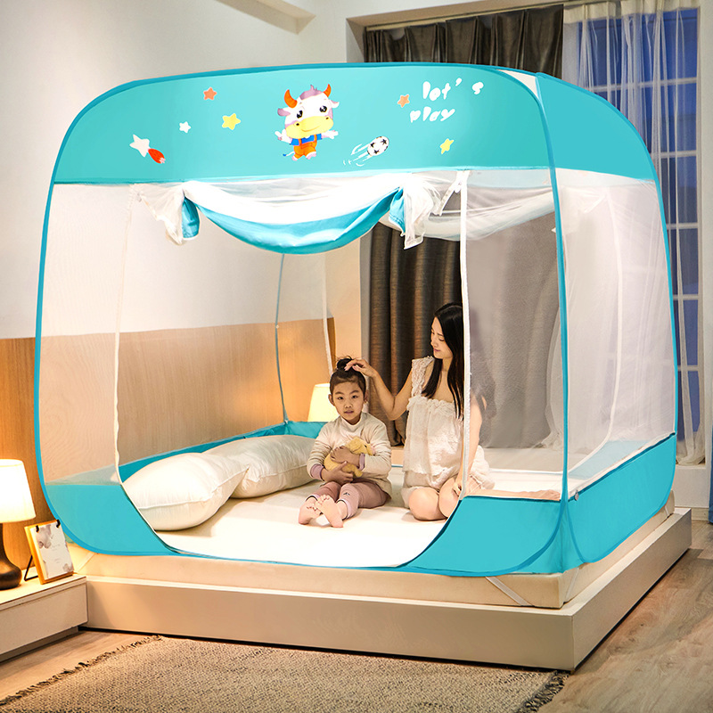 21年新款免安装蚊帐加密坐床蚊帐大空间