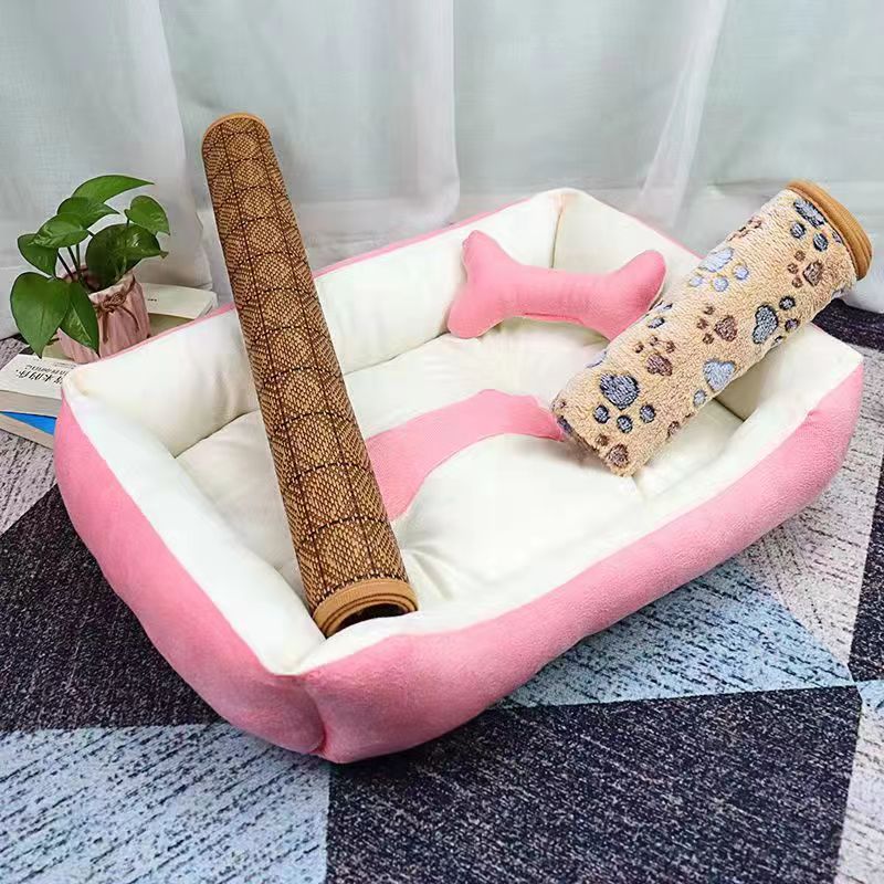 Una pieza de perrera al por mayor, nido para gatos, sofá perezoso de invierno, nido para mascotas, cuatro estaciones, nido para gatos universal, nido para perros, nido para perros pequeño y mediano