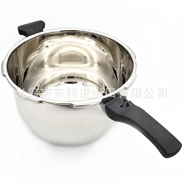 Stainless steel pressure cooker for both household and commercial use, double-bottom pressure cooker for export detail image 7