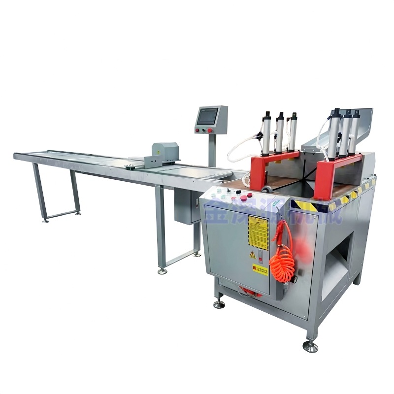 铝合金门窗一体垭口套门套45度平移外八铝切机切割机界铝机切角机