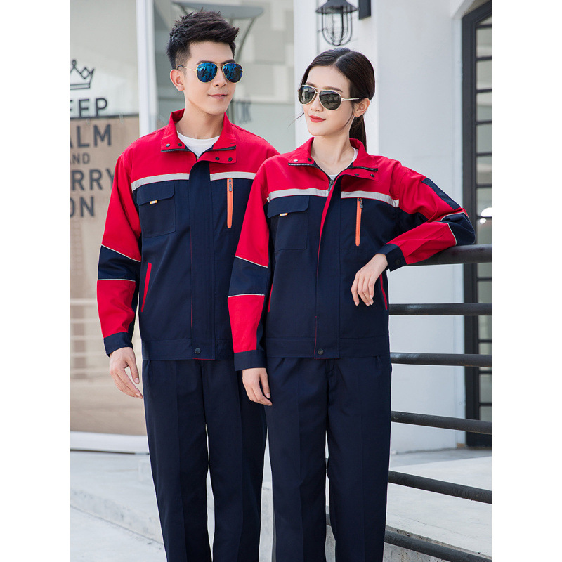 Primavera, otoño, invierno, ropa de trabajo, ropa de fábrica, ropa de construcción, ropa de reparación de automóviles, ropa de seguro laboral reflectante.