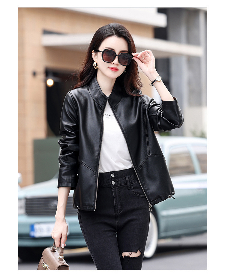 D3532 1520K ÁO DA NỮ HEFTDTH BIG SIZE NGOẠI CỠ MÙA XUÂN THU ĐÔNG PHONG CÁCH HÀN QUỐC THỜI TRANG NỮ G04 SẢN PHẨM MỚI
