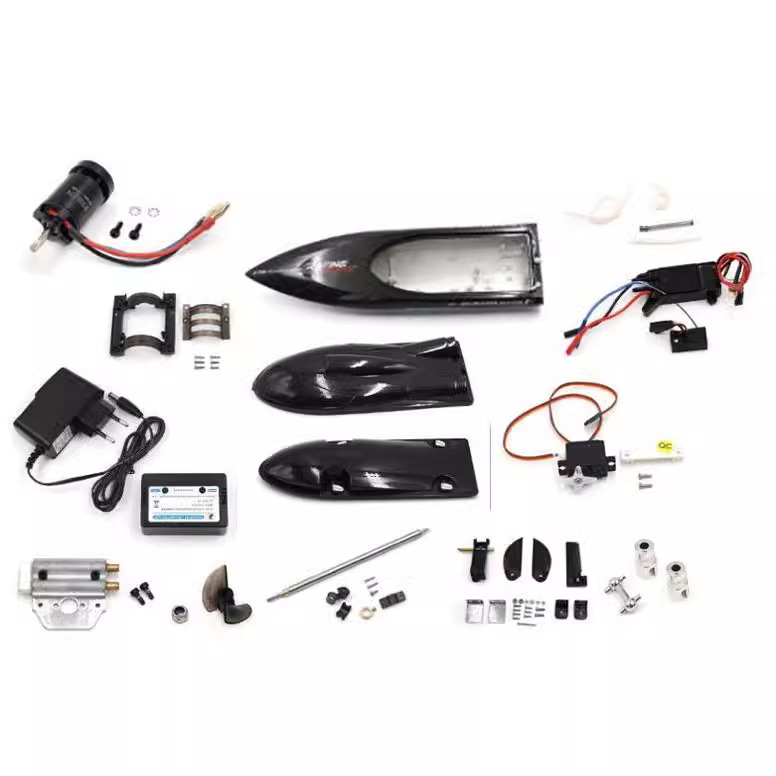 飞轮FT011遥控船壳船底内盖陀机锂电池螺旋桨传动拉杆电调配件