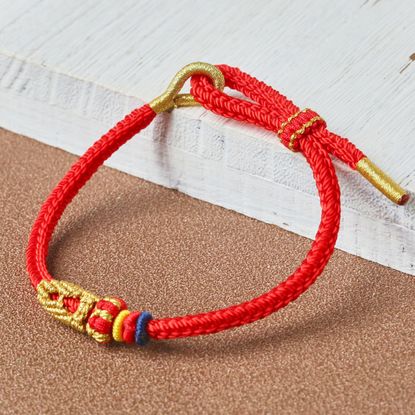Popular Exam Success Charm Bracelet for Exams Like College Entrance Exams, High School Exams, and More, Featuring Changshu Qihui, Good Luck文昌 Knot, and Versatile Multicolored Rope