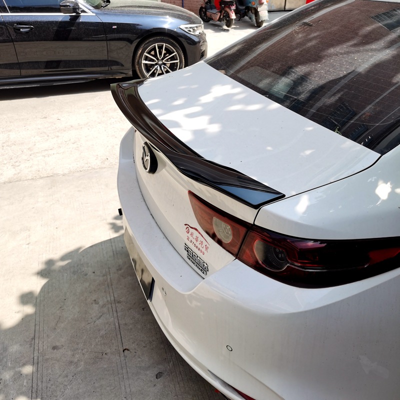 Suitable for 2020-2024 Mazda 3 Next Generation Rear Wing New Angkesela Modified R Style Fixed Wing