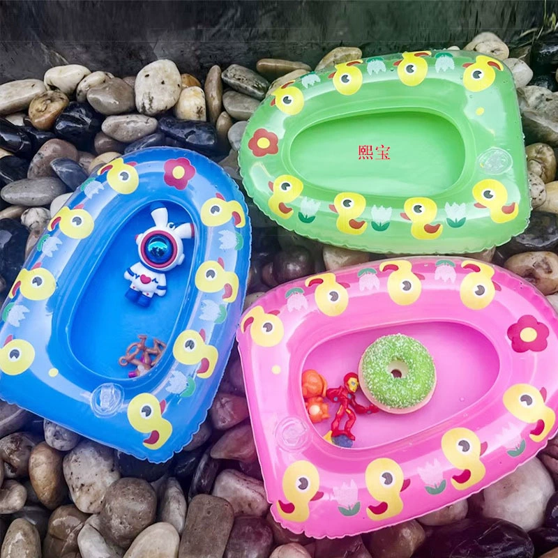 Надувной детский каяк для купания, мини-плавательный круг из ПВХ, игрушка для водных игр