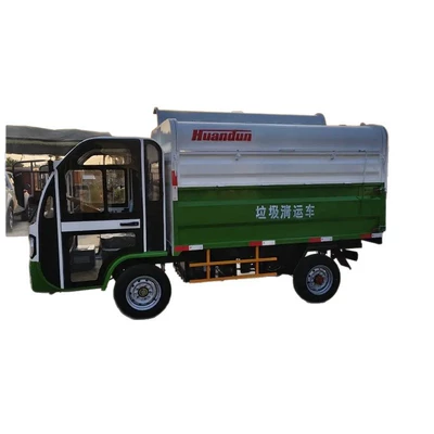 Residential Areas, Bucket-Mounted Garbage Truck, Elektrik zibil maşınları