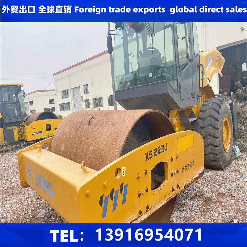 上海出口二手徐工22吨压路机 徐工XS223J二手压路机 上柴发动机