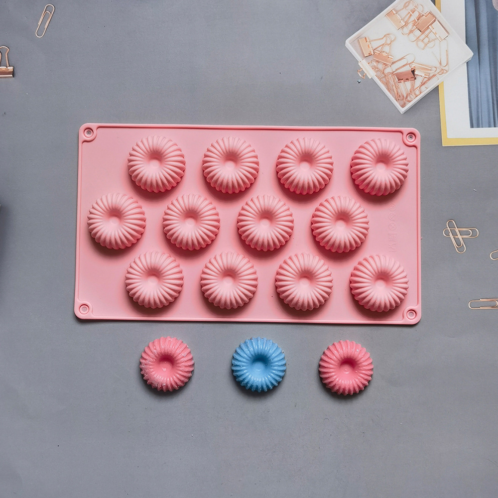 12 donuts de encaje 343 dulces pudín molde de postre pastel de decoración inserto utensilios de cocina para hornear