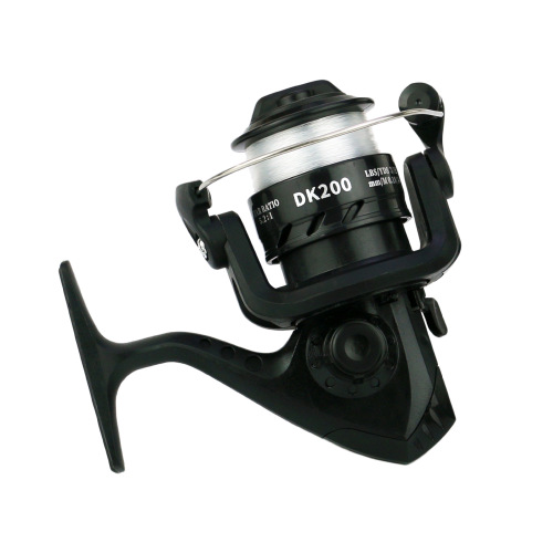 DK200 spinning wheel fishing reel with folding handle, electroplated sea pole, hand wheel, fishing gear, fishing raft, fishing reel with line