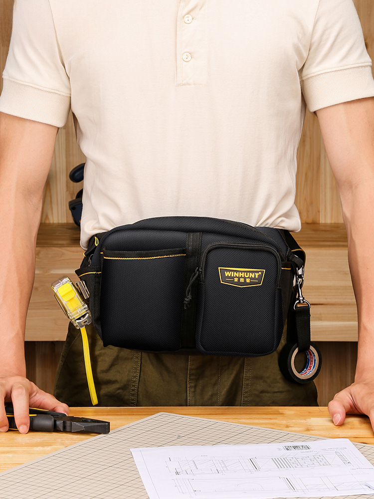 Bolsa de herramientas de cinturón eléctrico multifuncional portátil de herramientas de escalera de cinturón fuerte bolsa de almacenamiento durable