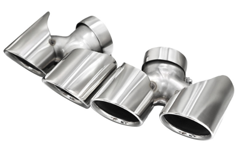 For 2011 - 2018 Porsche 911 Exhaust Pipe Tail Pipe Stainless Steel Muffler Tail Throat Restoration