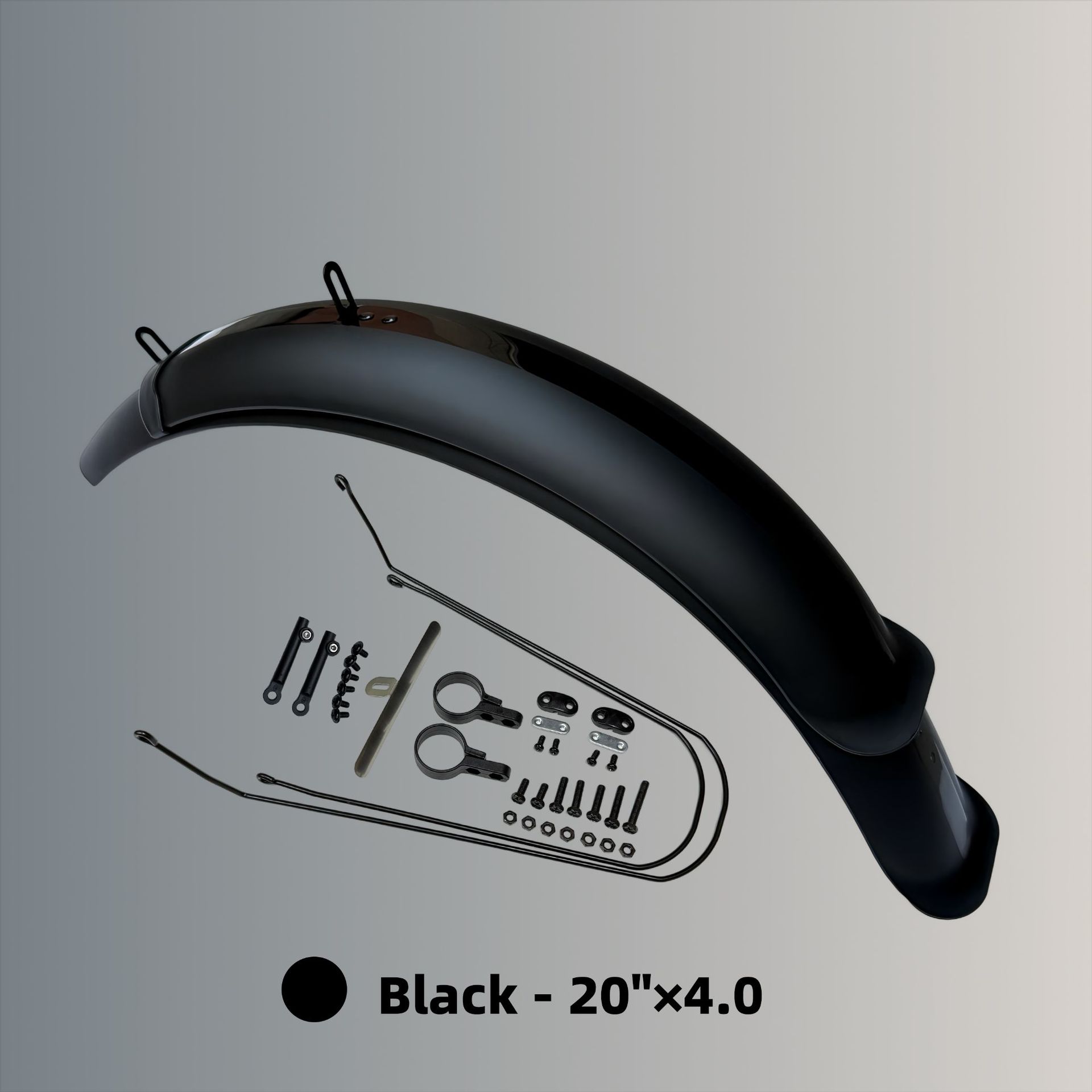 20X4.0 Suitable for Snow Bike Fender Electric Fat Tire Bike 110mm Wide Fender Lightweight Model