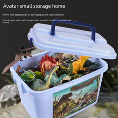 恐龍玩具兒童小男孩三角龍軟膠套裝大霸王龍世界仿真動物模型手辦