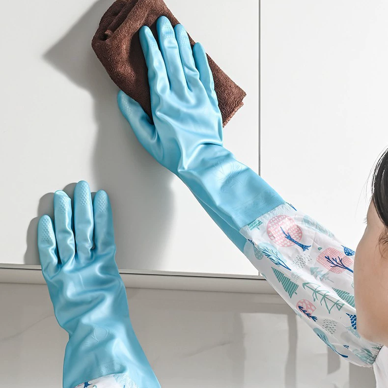 Зимой морозостойкие и морозостойкие бархатные толстые простые перчатки для мытья посуды