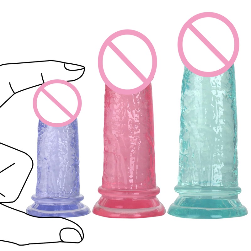Women's artificial penis color multi-size stubby penis anal plug type masturbation adult sex toys factory