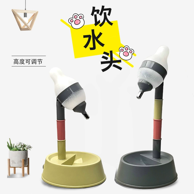 Rainbow Festival High Pet Поилка для собак Вертикальная миска для кормления воды двойного назначения Съемная в наличии Производитель