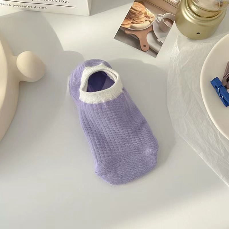 女性用夏用薄手ソックス、滑り止め、防臭、外履き可能、袋入り、接着剤付き、脱落防止、吸汗性、綿ソックス、ボートソックス、綿底|undefined