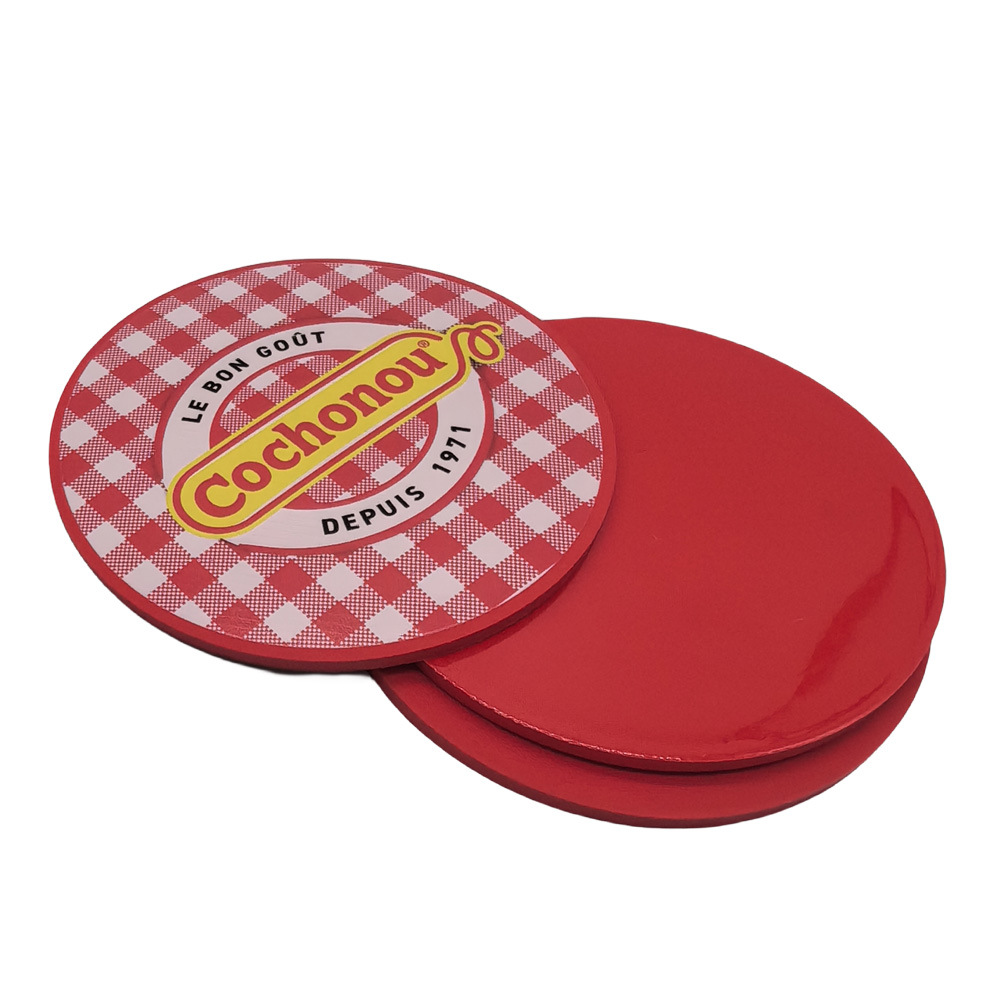 Customized Soft Rubber Heat-Proof Pad, Pvc Coaster Small Gift