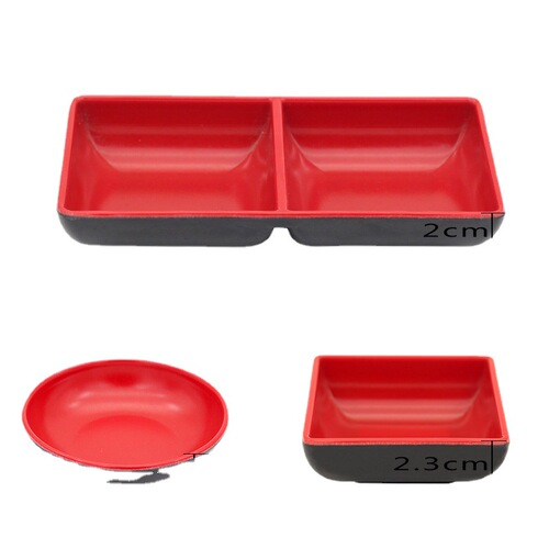 Melamine small dish, vinegar dish, condiment dish, Yiwu daily necessities manufacturer direct sales 1 yuan store supply melamine tableware