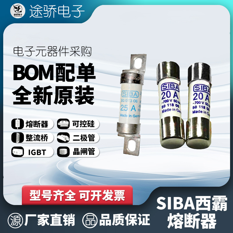 189020.1A/1.25A/1.6A/2A/2.5A/3.15A  SIBA西霸熔断器拍前询价
