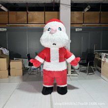 充气服大熊猫卡通服大型充气圣诞老人行走服北极熊玩偶服装