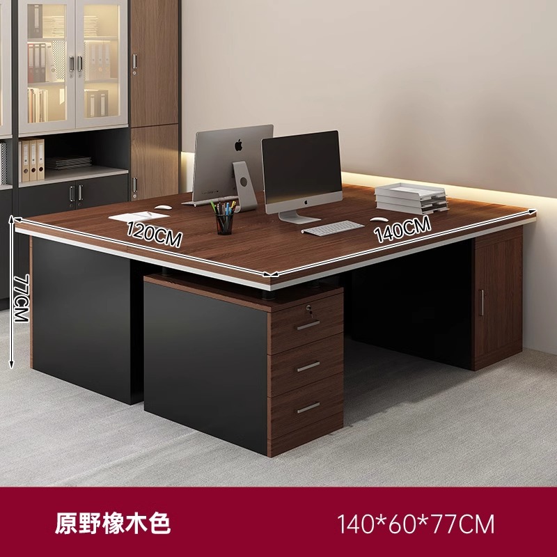 Mesa de oficina de jefe / silla de personal / escritorio / mesa de computadora / mesa de escritorio / mesa de supervisor / mesa de finanzas