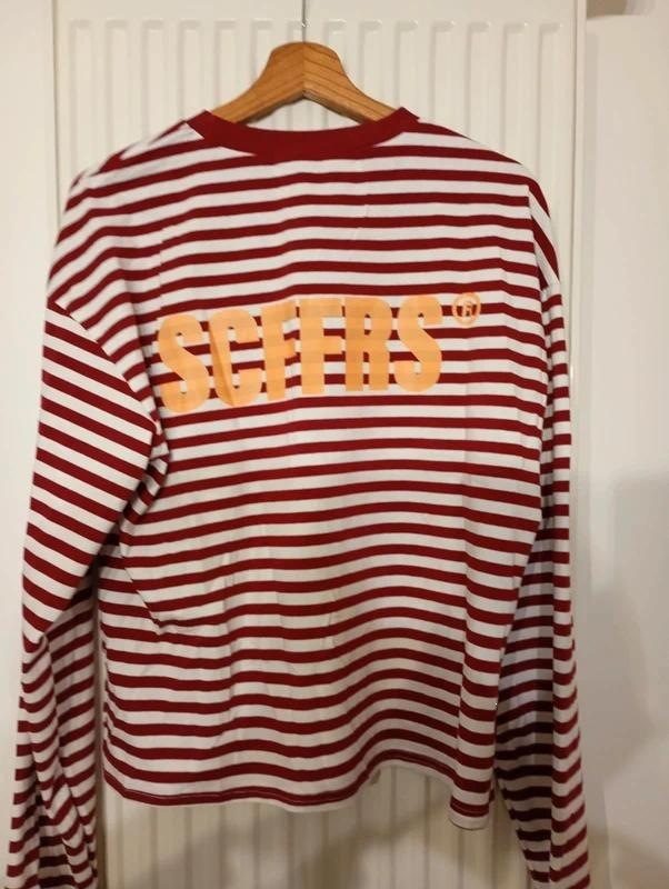 SCU Sweatshirt Sceers Striped Red White
