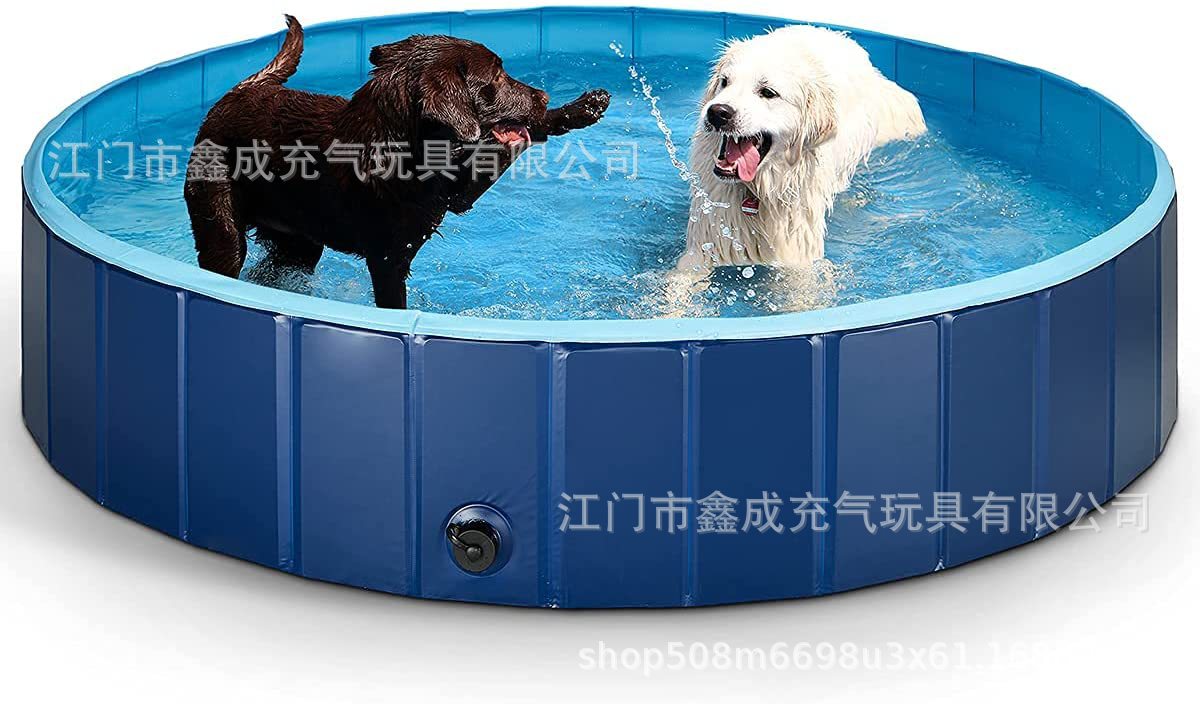 Pvcペットプール越境犬折り畳み風呂プール犬プールペット風呂ペット風呂