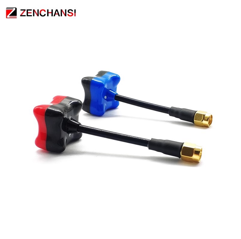 5.8G图传天线穿越机FPV多轴固定翼三叶草增益全向蘑菇天线 耐用款