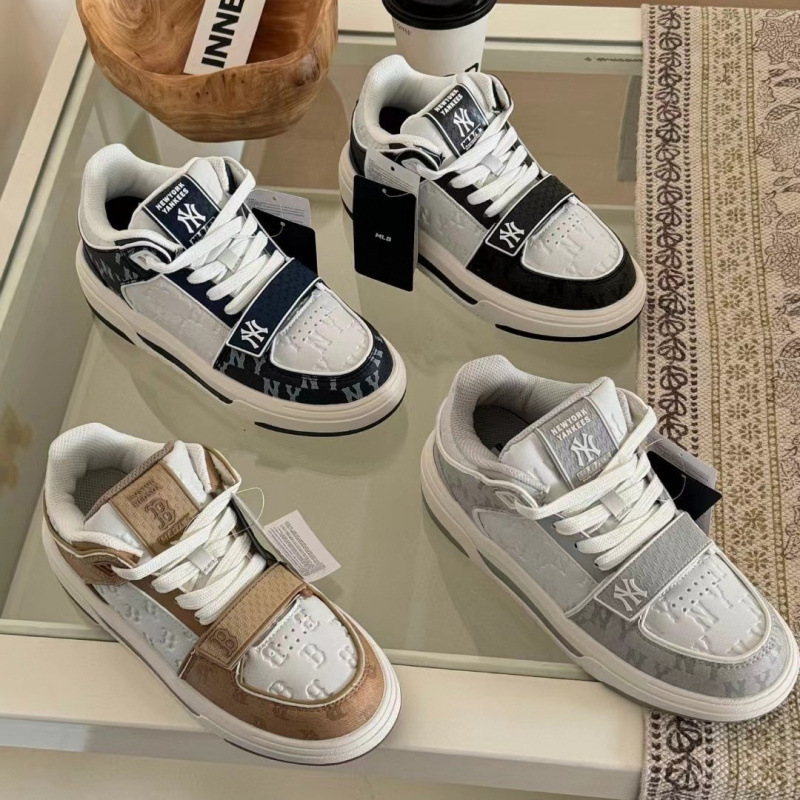 Putian Shoes Pure Original Ny Retro Senior Shoes Mlb Sports Casual Shoes Thick Sole Height Increasing Versatile Velcro Men's Shoes Putian Shoes Pure Original Ny Retro Senior Shoes Mlb Sports Casual Shoes Thick Sole Height Increasing Versatile Velcro Men's Shoes