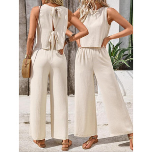 B 68284 Women's Sleeveless Pants Set Ůʿ�o�䱳���Lѝ��