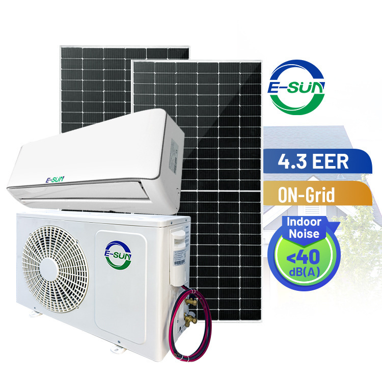 2Hp Solar Photovoltaic Air Conditioner, with Daytime Photovoltaic Power and Nighttime Grid Power, Remote Control, Grid-Connected, Energy-Saving