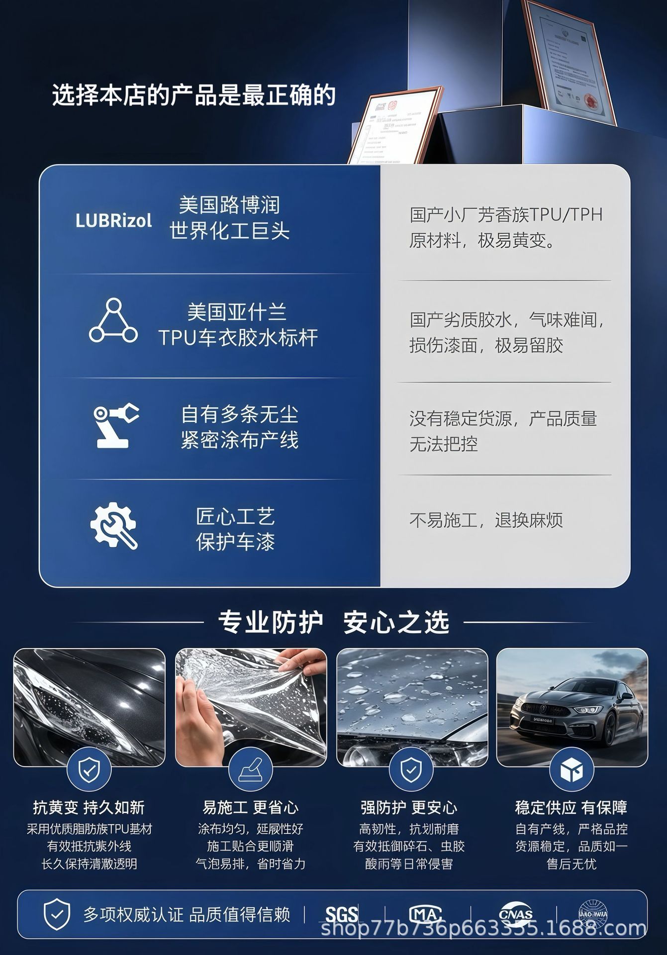 TPU invisible car wrap, transparent car body paint protection film, TPU rhino skin PPF car wrap film, wholesale by the roll