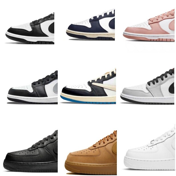 Pure Original High Version One to One Air Force Aj1 Panda Men's and Women's Sneakers Pure Original High Version One to One Air Force Aj1 Panda Men's and Women's Sneakers
