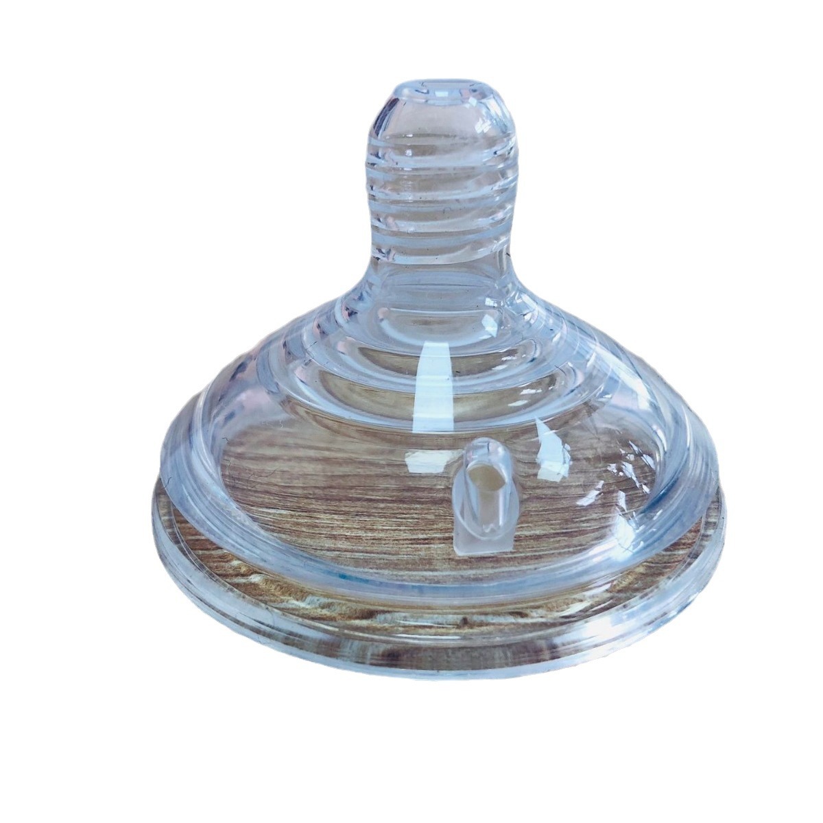 Fuente de la fábrica 60mm calibre boca ancha pezón adecuado para tangmei leche materna sentido real