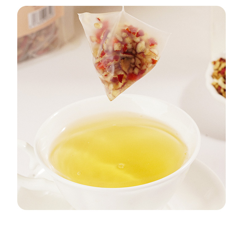 Sanfu Ginger Jujube Tea 250g Triangle Tea Bags Cold Brewed Warming Herbal Tea with Red Date Dried Ginger Goji Berry preparation