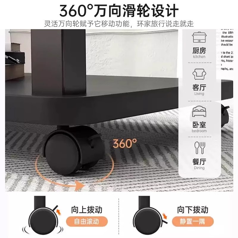 Sofá móvil en el medio de la mesa de té de vidrio de lujo de oficina especial para la sala de recepción 2025 nueva mesa pequeña