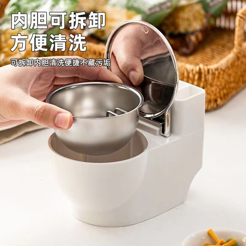 创意烟灰缸家用带盖客厅时尚办公卧室洗手间马桶烟缸防烟味飞灰|undefined