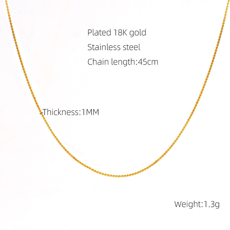 ZYG682-1mm thin S chain