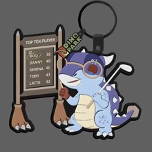 新款史迪奇PVC钥匙扣卡通可爱软胶学生车钥匙书包diy精灵小礼品